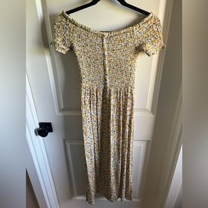 Urban Outfitters smocked dress. Floral pattern NWT